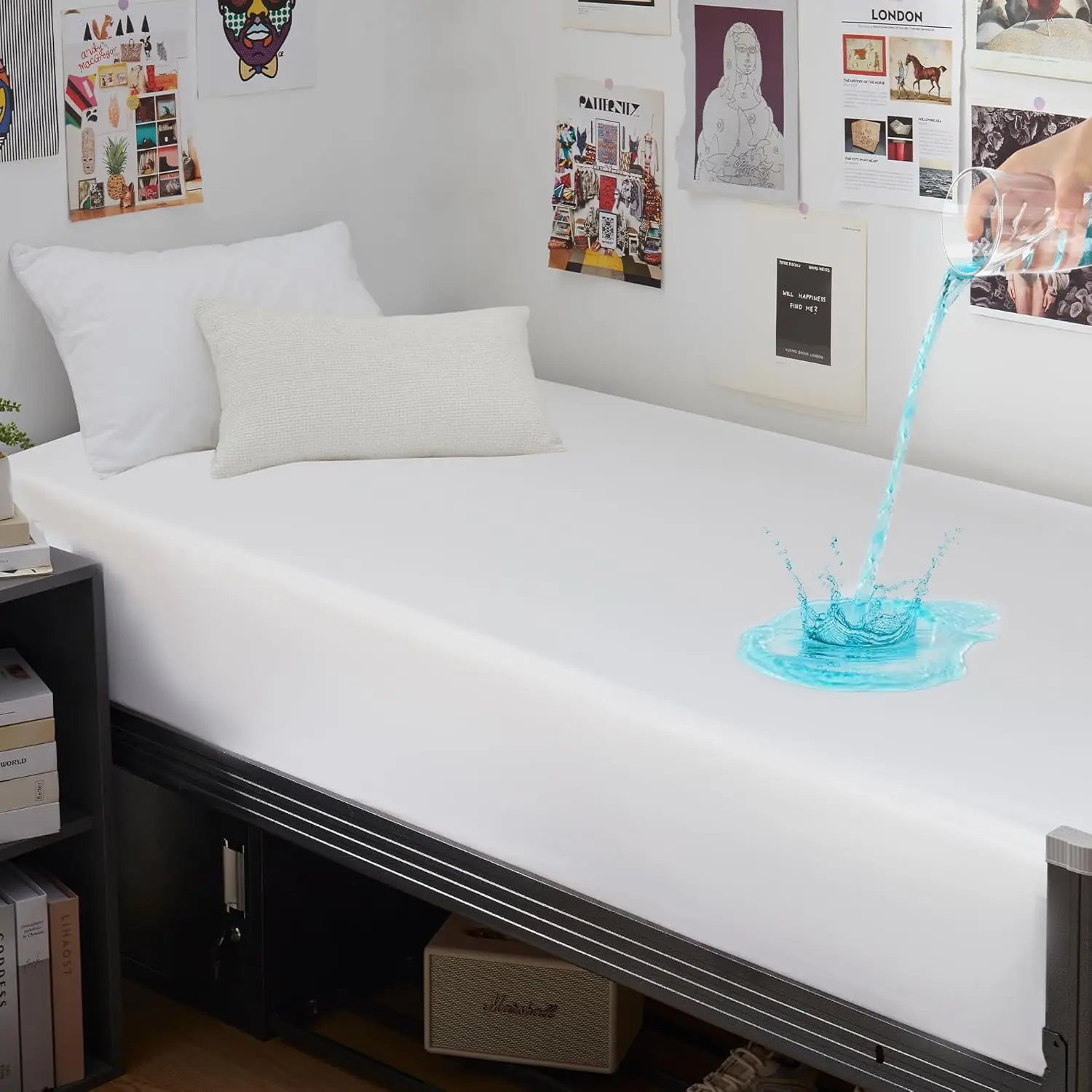 2 Pa Twin Xl Waterproof Mattr Protector, 100% Waterproof, Breathable & Noiseless, Vinyl Free, Oeko Certified, 80"" X 39""
2 Pa Twin Xl Waterproof Mattr Protector, 100% Waterproof, Breathable & Noiseless, Vinyl Free, Oeko Certified, 80"" X 39""