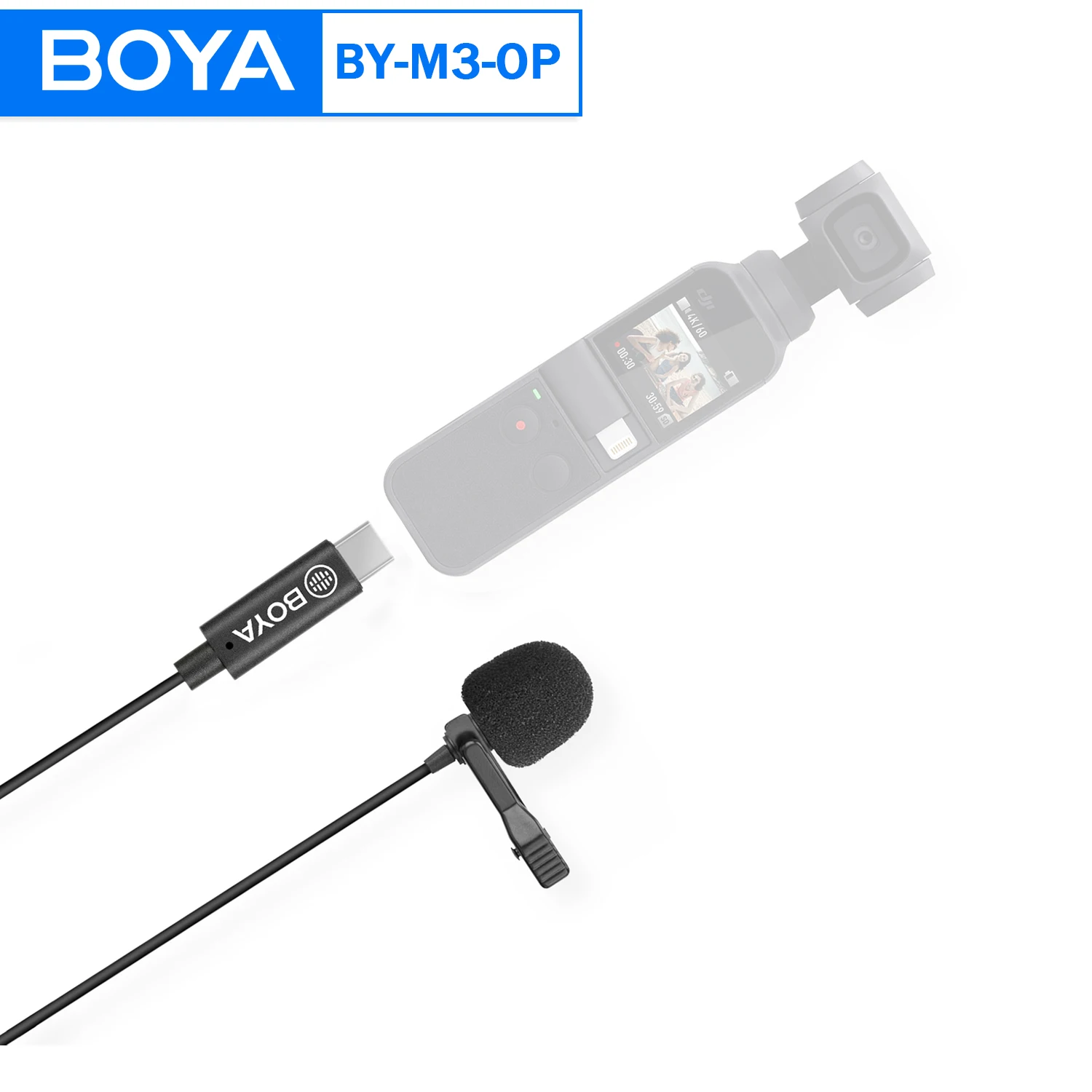 BOYA BY-M3-OP цифровой петличный микрофон с креплением для DJI OSMO™Карманный стабилизатор Gimbal USB Type-C видеозапись
BOYA BY-M3-OP цифровой петличный микрофон с креплением для DJI OSMO™Карманный стабилизатор Gimbal USB Type-C видеозапись