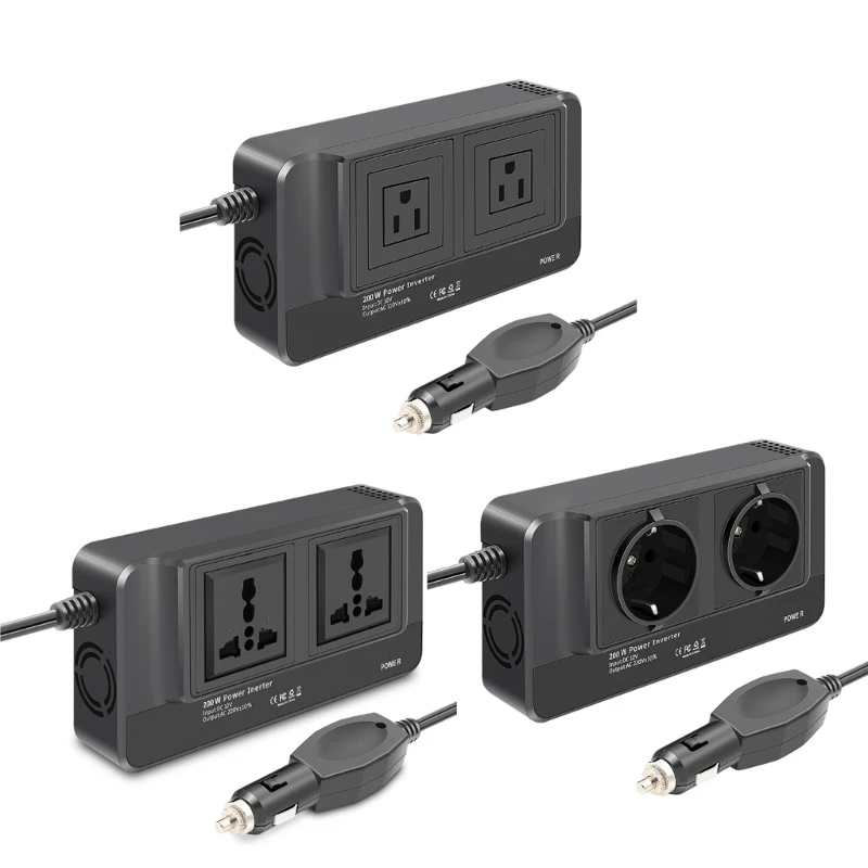Car Converter Inverter 4USB Socket Adapter CigaretteLighter Phone Quick Charging
Car Converter Inverter 4USB Socket Adapter CigaretteLighter Phone Quick Charging