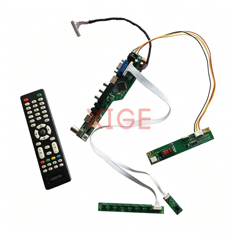 For CLAA154WB03 CLAA154WB08 CLAA154WB05 CLAA154WB04 Monitor Drive Board Kit 1280x800 1-CCFL HDMI+VGA+AV+USB 1280*800 LVDS 30-Pin
For CLAA154WB03 CLAA154WB08 CLAA154WB05 CLAA154WB04 Monitor Drive Board Kit 1280x800 1-CCFL HDMI+VGA+AV+USB 1280*800 LVDS 30-Pin