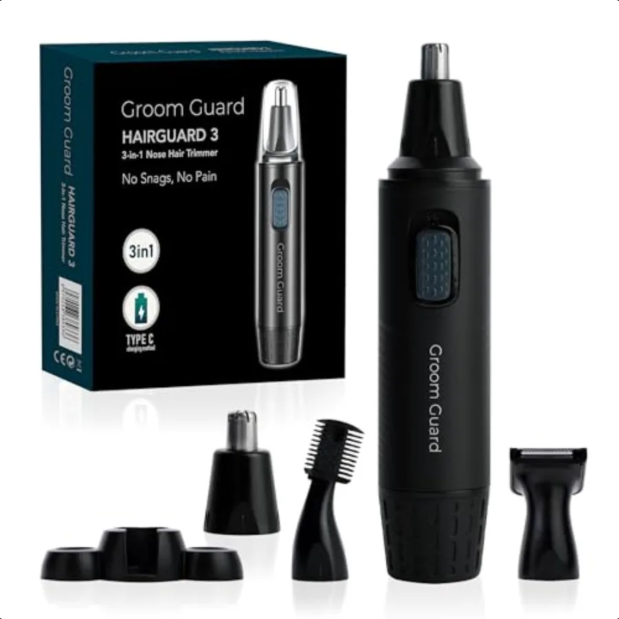 3in1 Nose Hair Trimmer for Men 2025 Profional Painl USB Rechargeable IPX6 Waterproof Easy to Use
3in1 Nose Hair Trimmer for Men 2025 Profional Painl USB Rechargeable IPX6 Waterproof Easy to Use