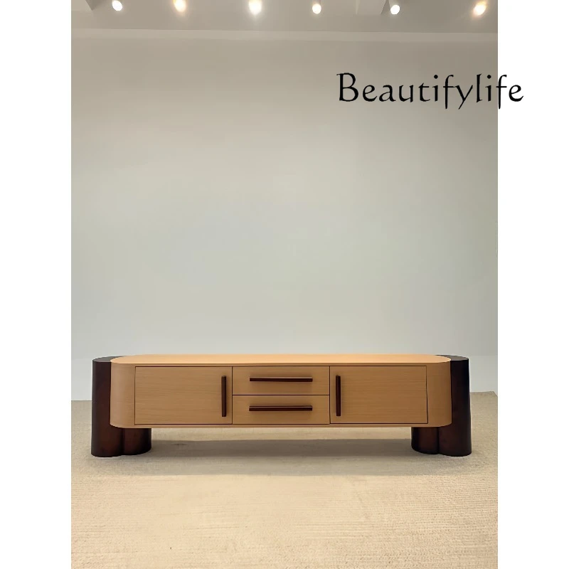 Medieval style designer household solid wood TV cabinet modern creative log style storage drawer cabinet
Medieval style designer household solid wood TV cabinet modern creative log style storage drawer cabinet