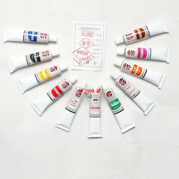 Tianjin Brand Theatre Makeup Oil Paint for Stage Performance Face Painting Opera Mask Human Body Artistic Painting Cosplay
Tianjin Brand Theatre Makeup Oil Paint for Stage Performance Face Painting Opera Mask Human Body Artistic Painting Cosplay