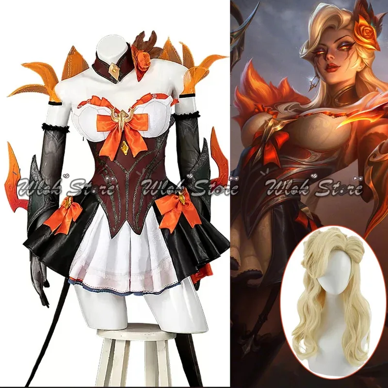 Game LOL Evelynn Cosplay Costume Wig Western Magic Shadow High Noon Cosplay Evelynn Dress Women Halloween Party Carnival Outfits
Game LOL Evelynn Cosplay Costume Wig Western Magic Shadow High Noon Cosplay Evelynn Dress Women Halloween Party Carnival Outfits