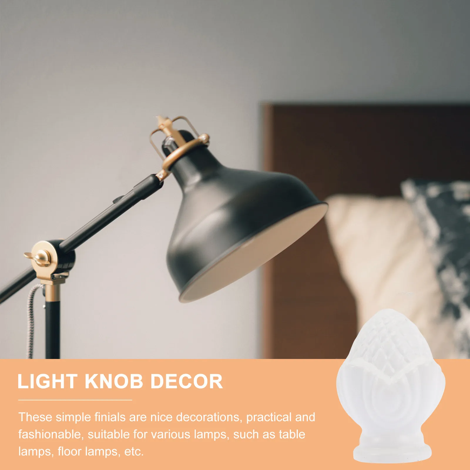 8Pcs Lamp Finials for Table Lamps Floor Lamps Modern Light Fixture Parts Iron Top Knobs Simple Installation Chic Light Screw
8Pcs Lamp Finials for Table Lamps Floor Lamps Modern Light Fixture Parts Iron Top Knobs Simple Installation Chic Light Screw