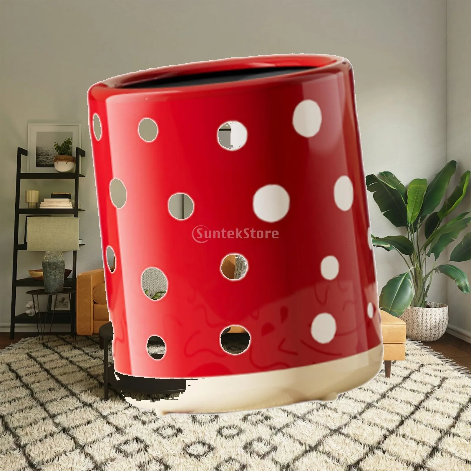 Stylish Waste Bin Large 12L Polka Dot Trash Container Pressure Resistant PP for Home Kitchen Bathroom Laundry Room
Stylish Waste Bin Large 12L Polka Dot Trash Container Pressure Resistant PP for Home Kitchen Bathroom Laundry Room