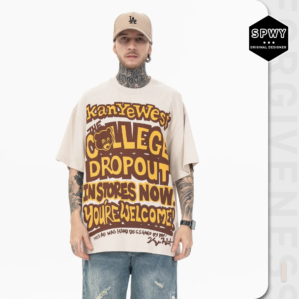 Superway Original Design Letter Graffiti Printed Mens T-Shirts Short Sleeves Loose Hip Hop Tops Summer High Street Harajuku Tees
Superway Original Design Letter Graffiti Printed Mens T-Shirts Short Sleeves Loose Hip Hop Tops Summer High Street Harajuku Tees