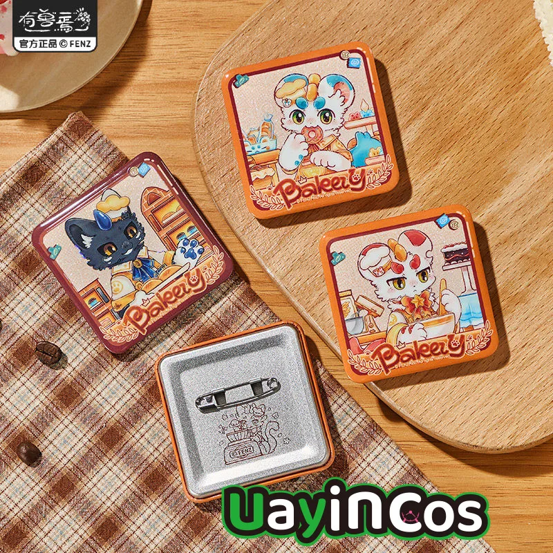In Stock Original Fabulous Beasts Bakery Theme Tinplate Badge Brooch Pins Ornament Anime Game Toy Kids Gifts Cosplay
In Stock Original Fabulous Beasts Bakery Theme Tinplate Badge Brooch Pins Ornament Anime Game Toy Kids Gifts Cosplay