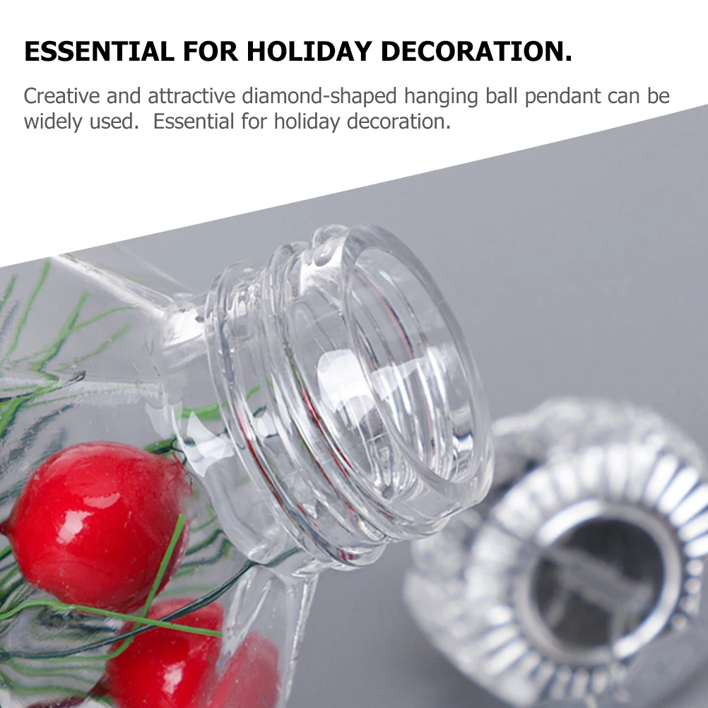 8 Pcs Ball naments Christmas naments Fillable Balls Tree Decorations Holiday Party Supplies Xmas Hanging Balls
8 Pcs Ball naments Christmas naments Fillable Balls Tree Decorations Holiday Party Supplies Xmas Hanging Balls