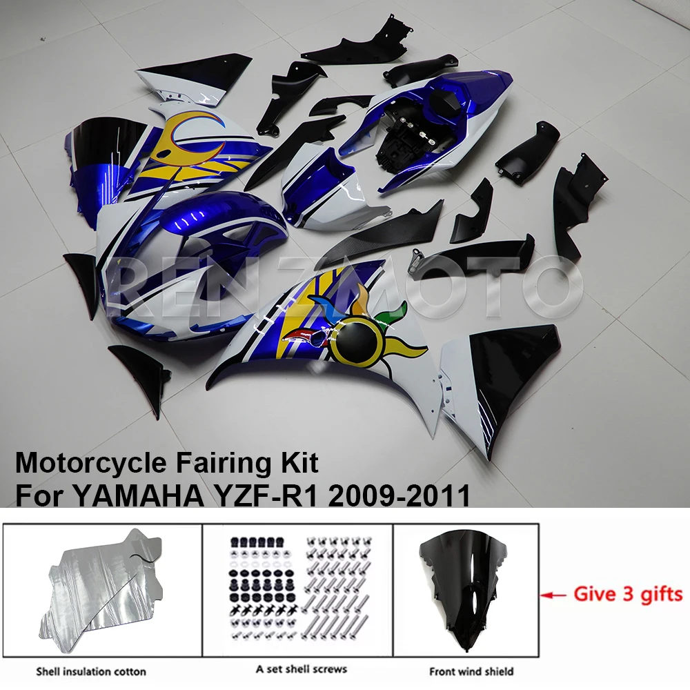 Fit for Yamaha YZF-R1 2009-2011 Y1009-108a Frame Infill Panels Side Fairing Decorative Panel Motorcycle Accessories
Fit for Yamaha YZF-R1 2009-2011 Y1009-108a Frame Infill Panels Side Fairing Decorative Panel Motorcycle Accessories