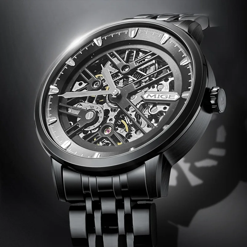 Premium Automatic Mechanical Watch Minimalist Three Hand Chronograph 42mm Large Dial Business Stainless Steel Timepiece
Premium Automatic Mechanical Watch Minimalist Three Hand Chronograph 42mm Large Dial Business Stainless Steel Timepiece