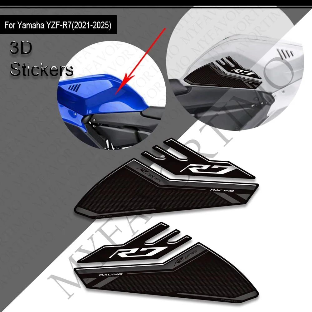 Motorcycle For Yamaha YZF-R7 YZFR7 YZF R7 Tank Pad TankPad Cap Grips Gas Fuel Kit Knee Stickers Decals Protection 2021 - 2025
Motorcycle For Yamaha YZF-R7 YZFR7 YZF R7 Tank Pad TankPad Cap Grips Gas Fuel Kit Knee Stickers Decals Protection 2021 - 2025
