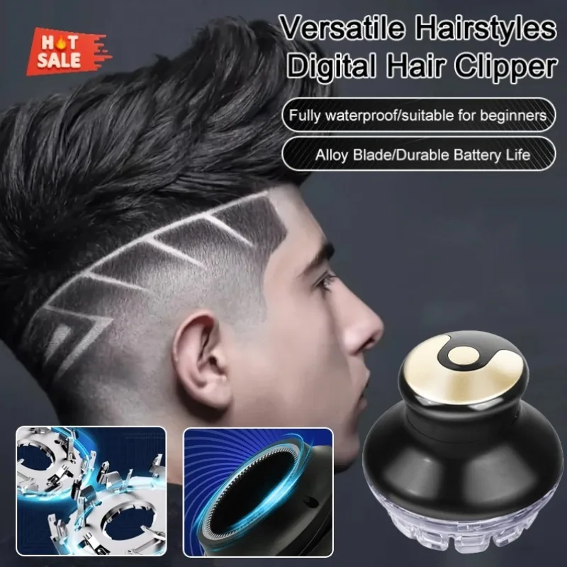 Men's portable stainless steel blade electric hair clipper TPYE-C charging Self service inch head electric scissors
Men's portable stainless steel blade electric hair clipper TPYE-C charging Self service inch head electric scissors