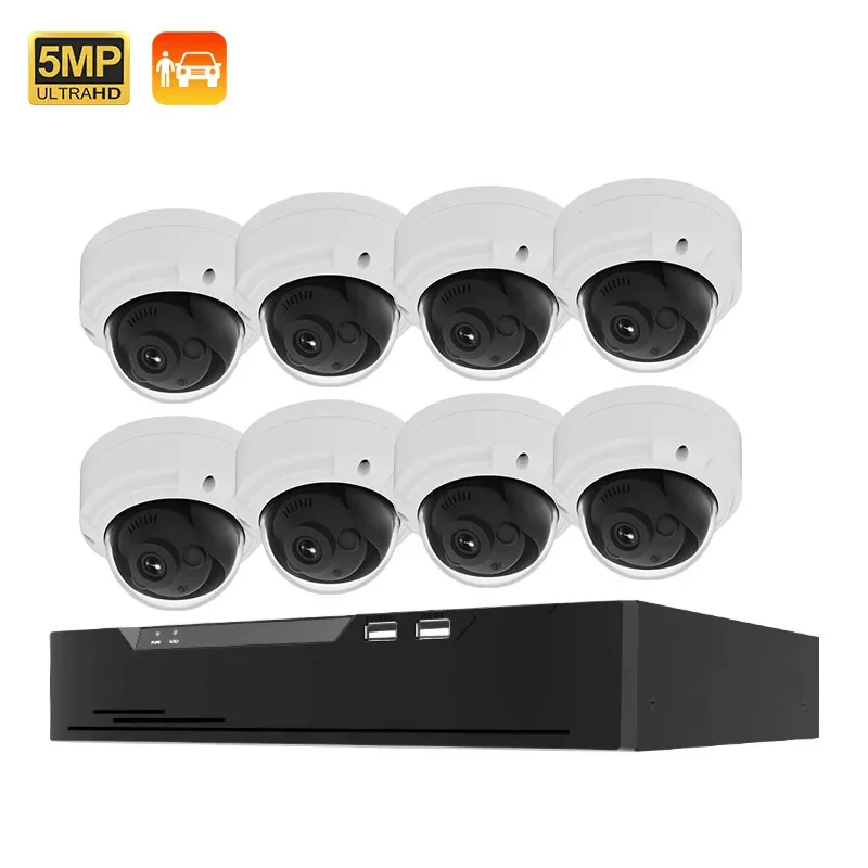 2026 Waterproof 5MP CMOS Dome CCTV Security Camera System Night Vision Motion Detection Wide Angle Built-in Mic 8 Channels Poe C
2026 Waterproof 5MP CMOS Dome CCTV Security Camera System Night Vision Motion Detection Wide Angle Built-in Mic 8 Channels Poe C