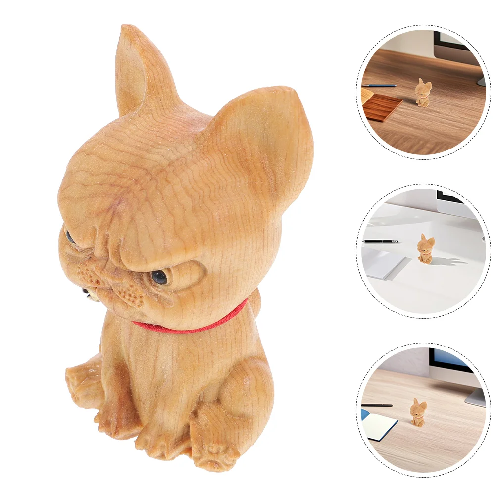2 Pcs Carved Animal Ornaments Handmade Pet Wood Decoration Home Furnishings Cute Figurine Manual
2 Pcs Carved Animal Ornaments Handmade Pet Wood Decoration Home Furnishings Cute Figurine Manual