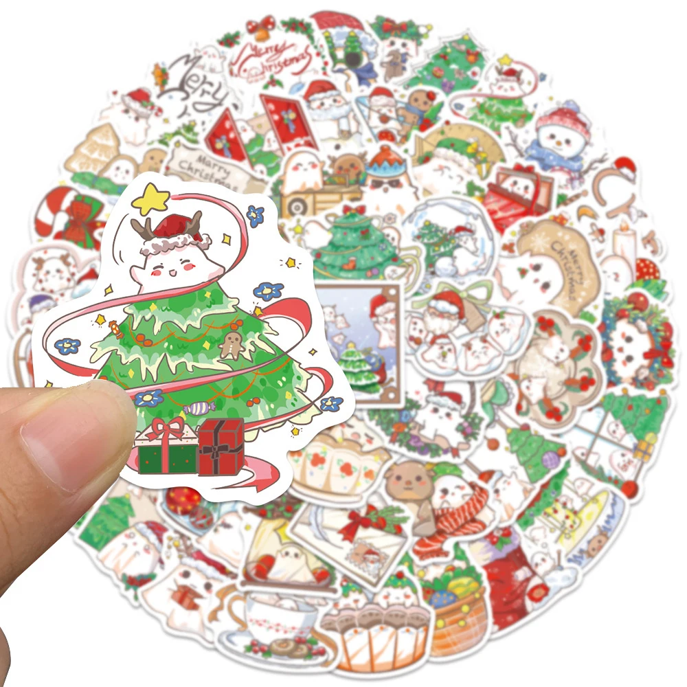 10/30/50pcs Cartoon Christmas Ghost Stickers Cute Decals for Kids Toy DIY Stationery Phone Notebook Kawaii Graffiti Sticker Gift
10/30/50pcs Cartoon Christmas Ghost Stickers Cute Decals for Kids Toy DIY Stationery Phone Notebook Kawaii Graffiti Sticker Gift