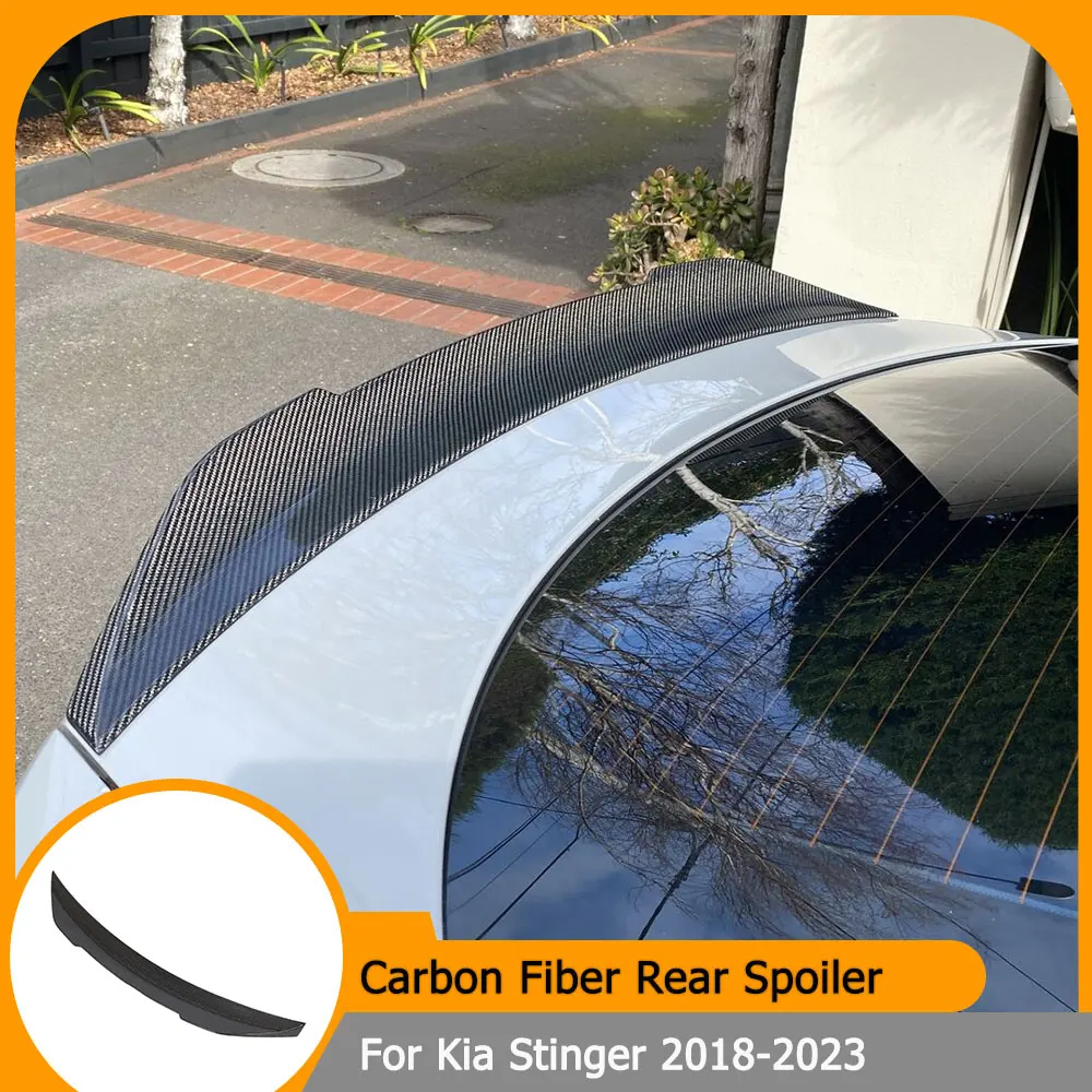 Carbon Fiber Car Rear Trunk Spoiler for Kia Stinger 2018-2023 Rear Trunk Boot Spoiler Wing Body Kits Rear Trunk Wing Lip
Carbon Fiber Car Rear Trunk Spoiler for Kia Stinger 2018-2023 Rear Trunk Boot Spoiler Wing Body Kits Rear Trunk Wing Lip