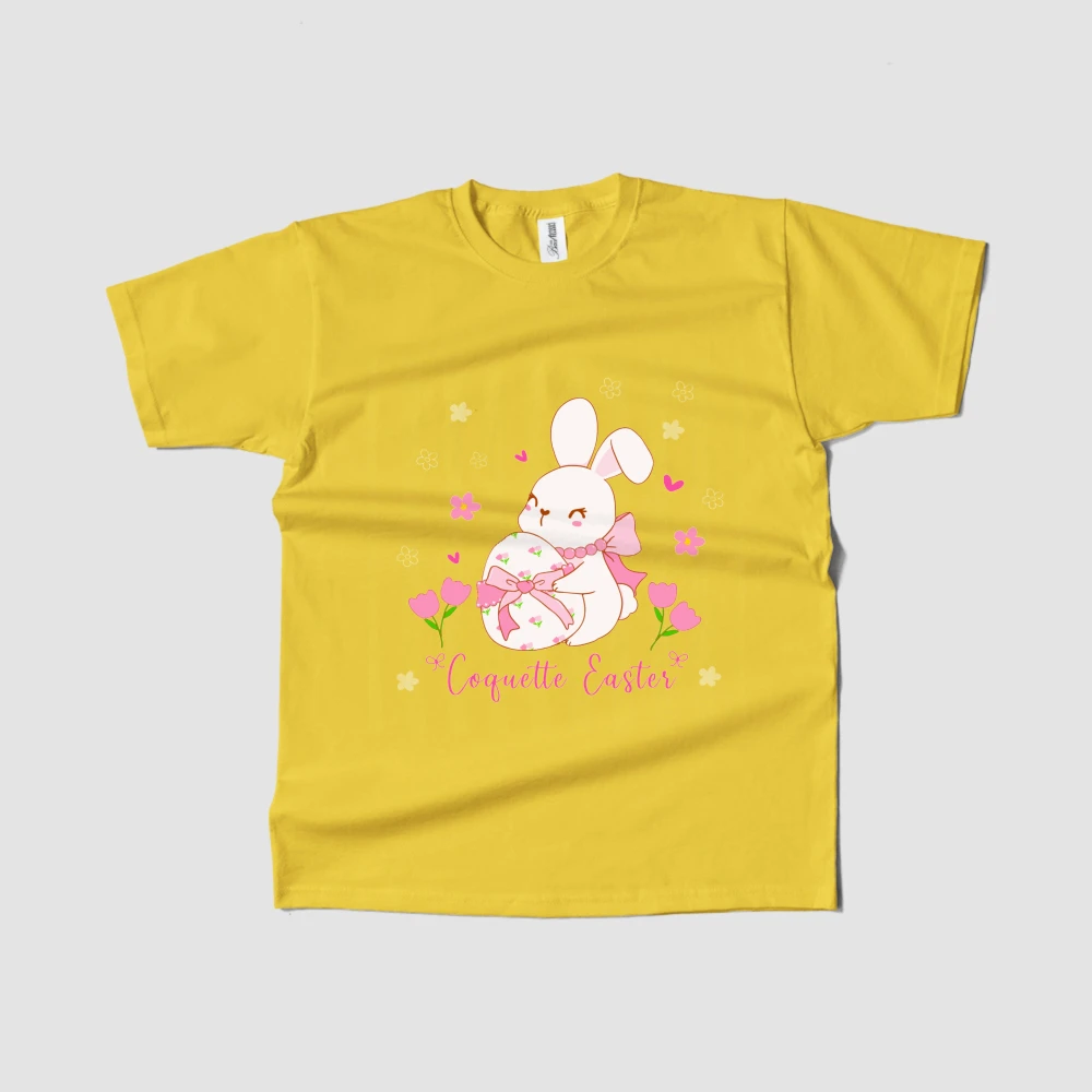 Women's T-Shirt Easter Bunny Graphic Short Sleeve Round Neck Trendy Spring Design Fast Ship
Women's T-Shirt Easter Bunny Graphic Short Sleeve Round Neck Trendy Spring Design Fast Ship