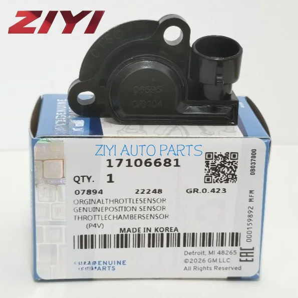 New 17106681 94580175 TPS Throttle Position Sensor For Chevrolet Aveo For Buick Excelle Daewoo Opel Vauxhall 93740914 93740916
New 17106681 94580175 TPS Throttle Position Sensor For Chevrolet Aveo For Buick Excelle Daewoo Opel Vauxhall 93740914 93740916