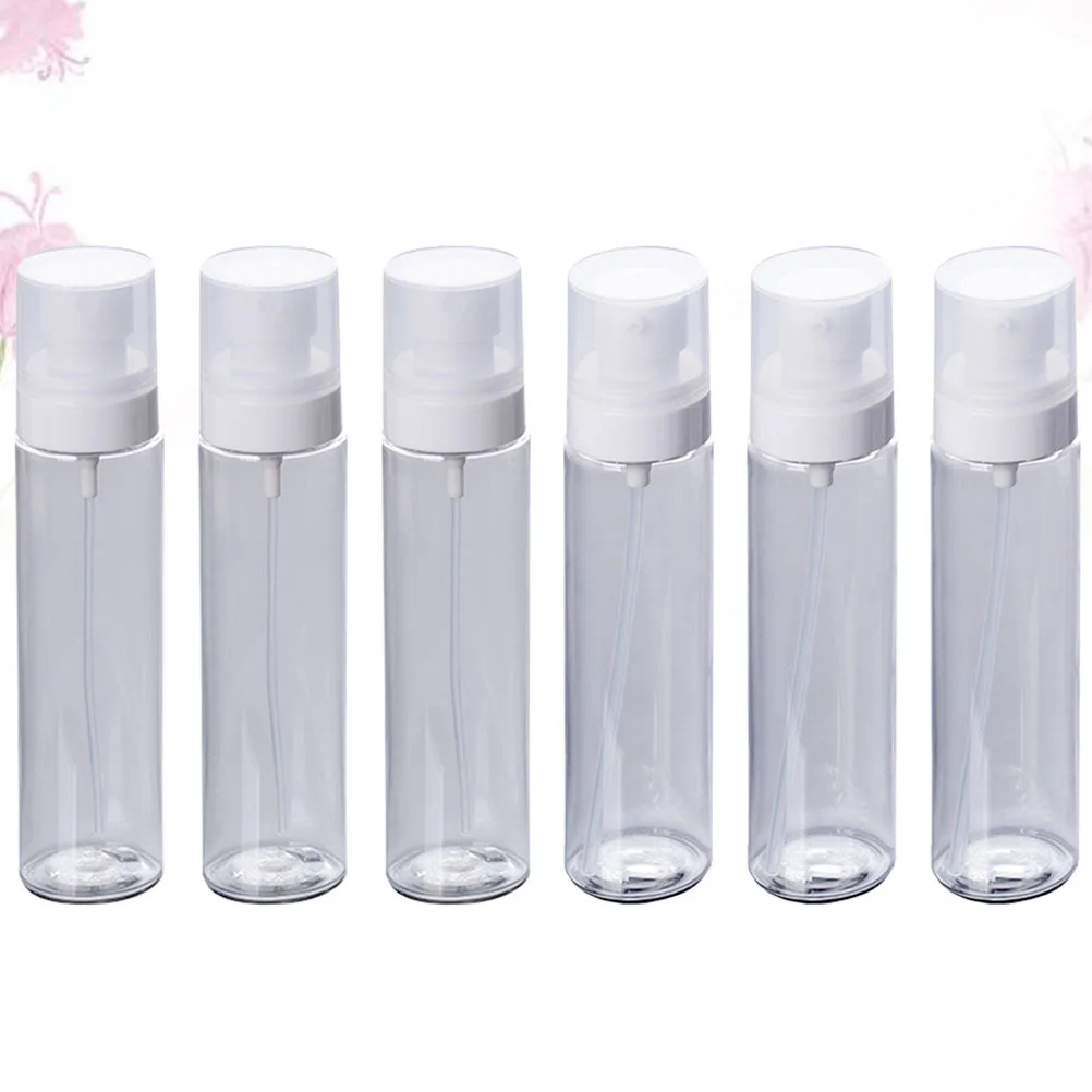 6pcs 80Ml Transparent Empty Bottles Set Leak Proof Travel Dispenser For Lotion Shampoo Conditioner Refillable Pump Spray
6pcs 80Ml Transparent Empty Bottles Set Leak Proof Travel Dispenser For Lotion Shampoo Conditioner Refillable Pump Spray