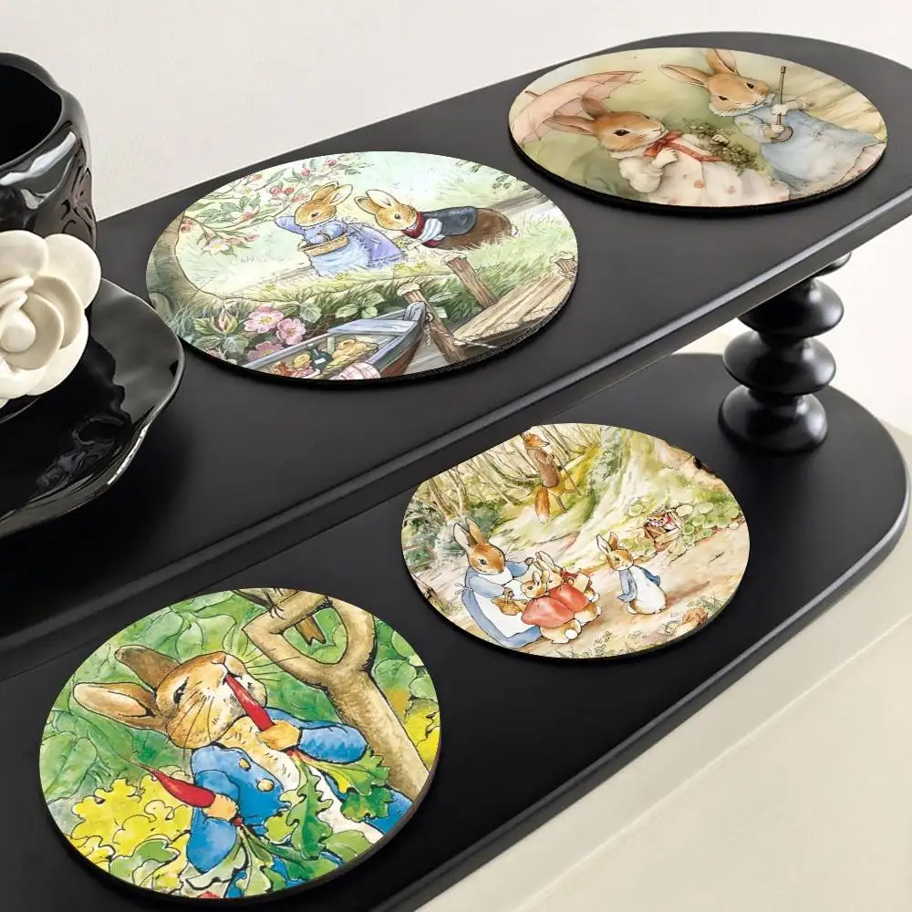 Child Enlightenment Hand Drawn P-Peter Rabbit Coasters Heat Resistant Non-Slip Home Office Bar Cafe Restaurant
Child Enlightenment Hand Drawn P-Peter Rabbit Coasters Heat Resistant Non-Slip Home Office Bar Cafe Restaurant