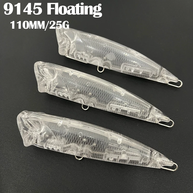 20Pcs Unpainted Blanks Surface Topwater Popper Fishing Lures 110mm 25g Sea Saltwater Trolling Hard Bait Floating WobblersTackle
20Pcs Unpainted Blanks Surface Topwater Popper Fishing Lures 110mm 25g Sea Saltwater Trolling Hard Bait Floating WobblersTackle