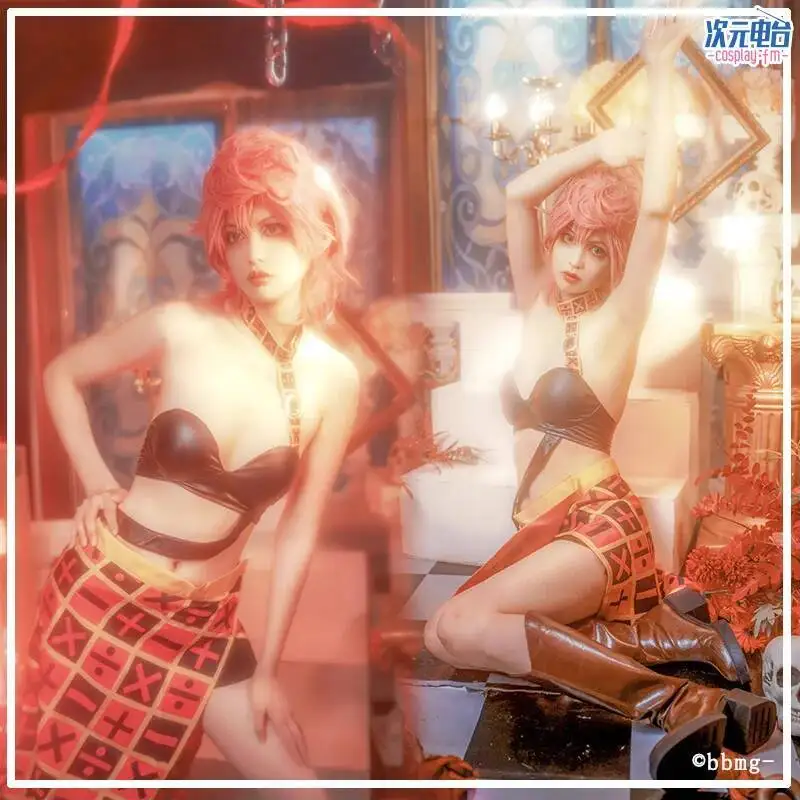 Аниме «Невероятные приключения ДжоДжо», костюм Триш Уны, парик для косплея, униформа на Хэллоуин, аниме, карнавальный костюм для женщин
Аниме «Невероятные приключения ДжоДжо», костюм Триш Уны, парик для косплея, униформа на Хэллоуин, аниме, карнавальный костюм для женщин