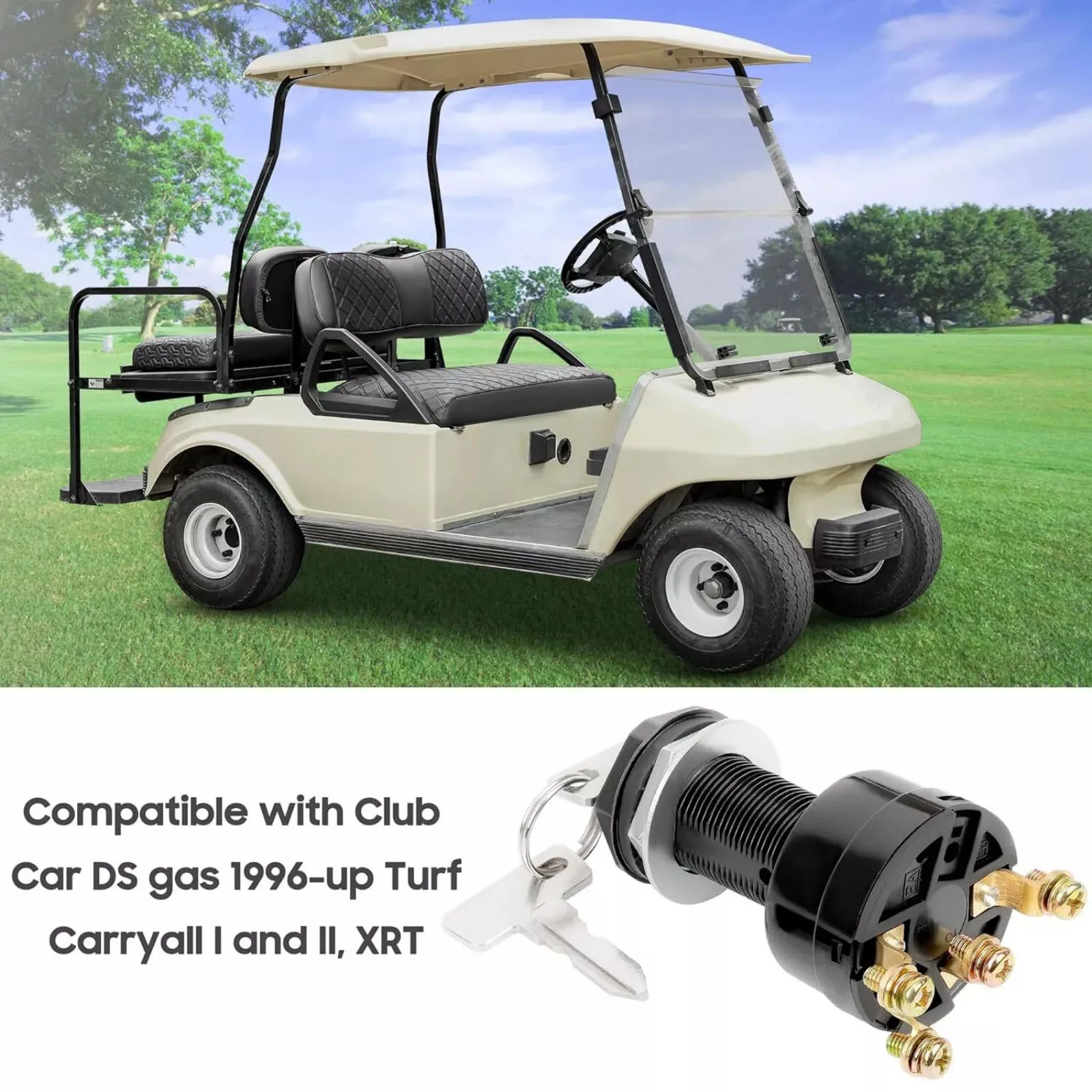 1PC Ignition Key Switch 4-Pin 12V For Club Car DS Gas 1996-up Turf Carryall XRT Replace 101826301 1012505
1PC Ignition Key Switch 4-Pin 12V For Club Car DS Gas 1996-up Turf Carryall XRT Replace 101826301 1012505