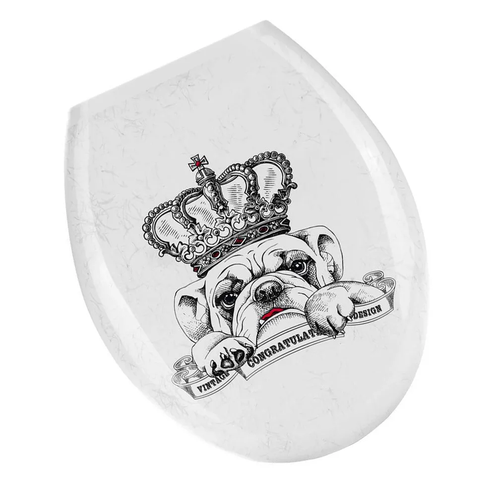 18 Inch Thickened Printed U-Shape Toilet Seat Cover Premium Pp Waterproof Durable Easy Install Crown Dog Series For
18 Inch Thickened Printed U-Shape Toilet Seat Cover Premium Pp Waterproof Durable Easy Install Crown Dog Series For