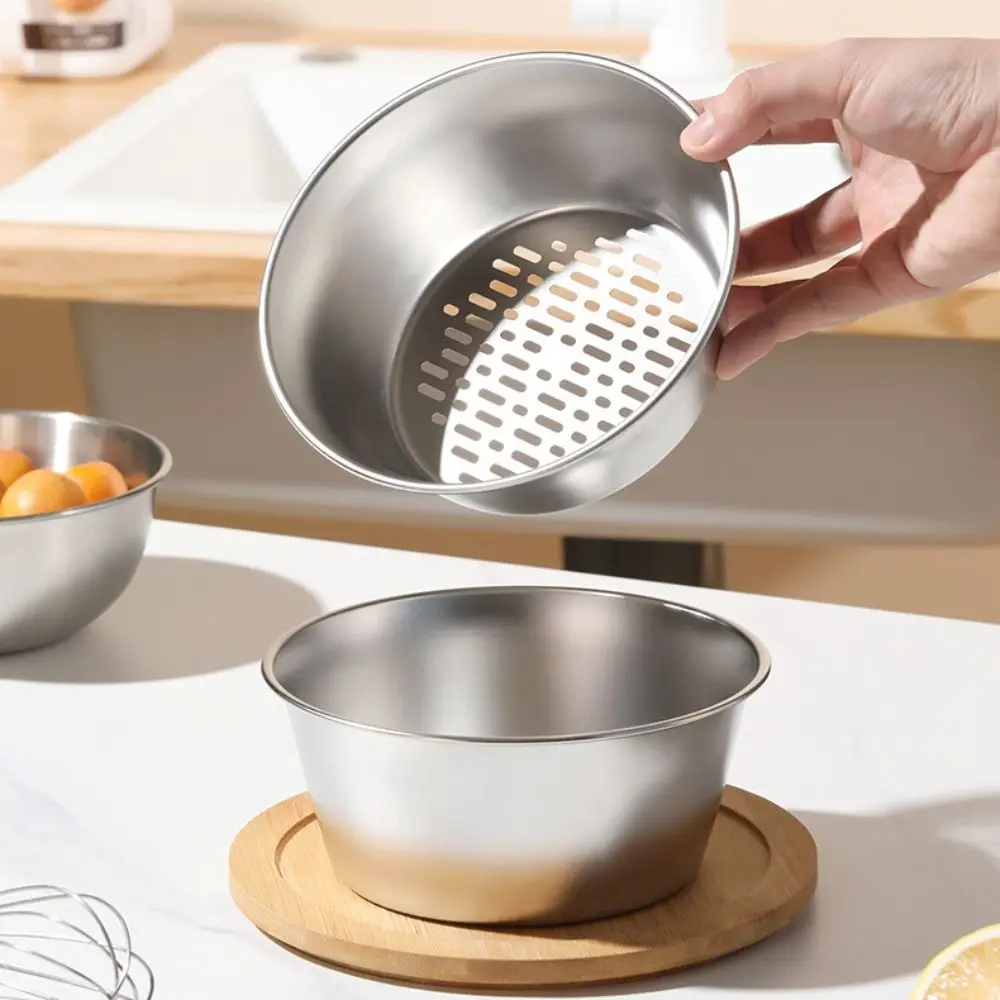 2Pcs/Set Stainless Steel Strainer Basket Set Stackable Rust-proof Rice Colander High Temperature Resistance Anti-corrosion
2Pcs/Set Stainless Steel Strainer Basket Set Stackable Rust-proof Rice Colander High Temperature Resistance Anti-corrosion