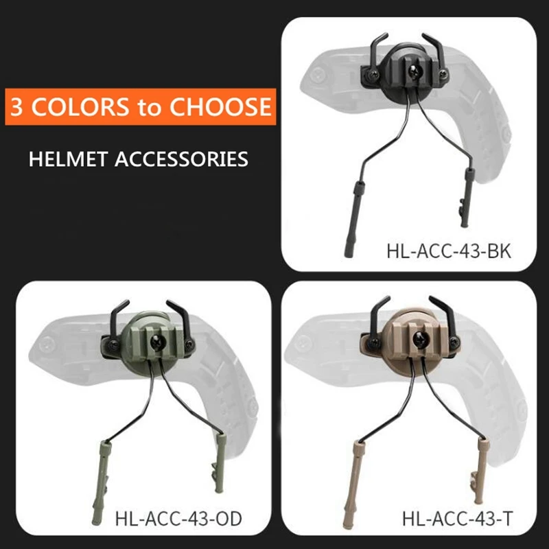 Tactical Helmet Adapter Set Paintball Headset Holder Fast Helmet Rail Adapter Rail Mount Kit Accessories
Tactical Helmet Adapter Set Paintball Headset Holder Fast Helmet Rail Adapter Rail Mount Kit Accessories