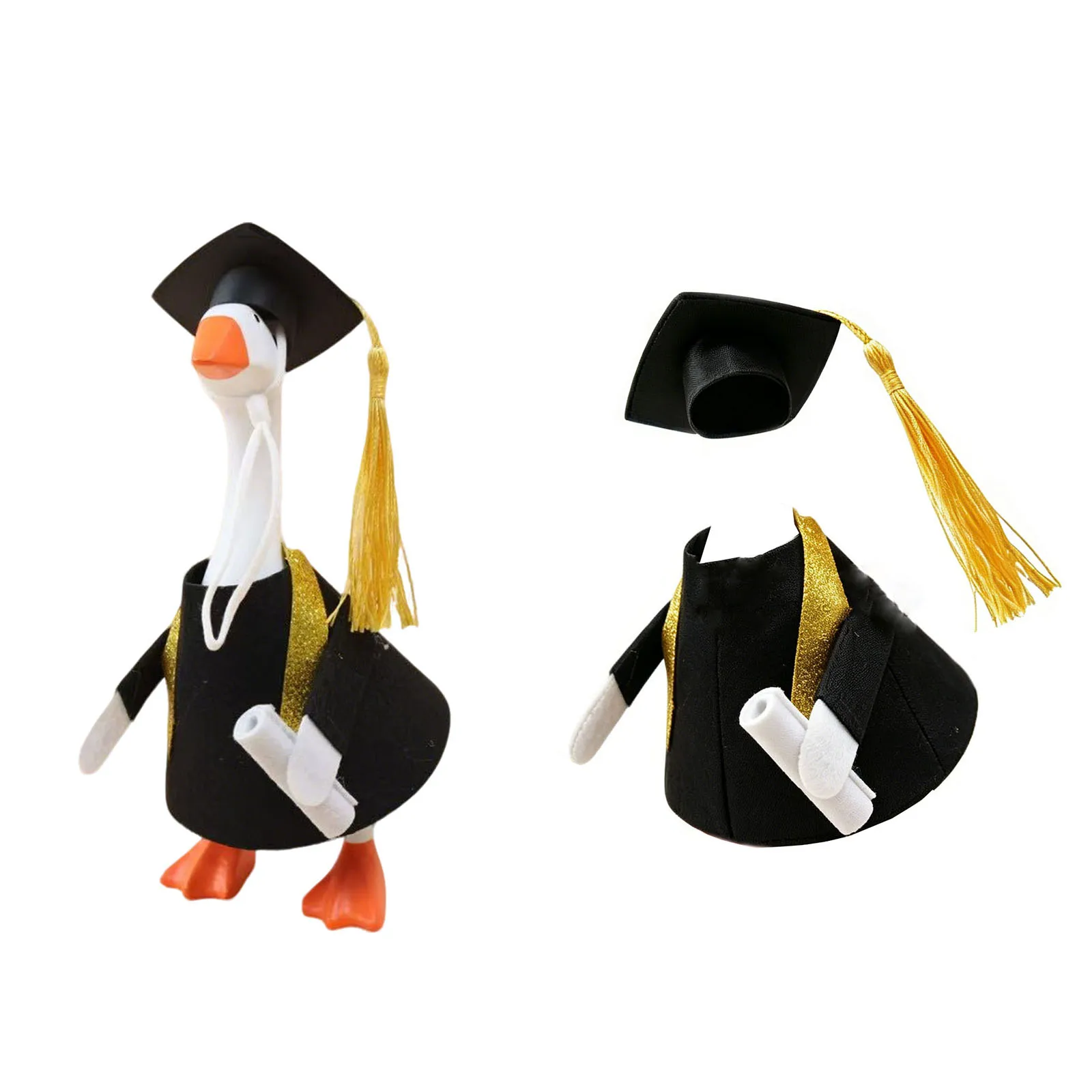 Graduation Desk Goose Outfits for 7inch Goose, Cute Graduation Gown and Cap, Mini Goose Outfits
Graduation Desk Goose Outfits for 7inch Goose, Cute Graduation Gown and Cap, Mini Goose Outfits
