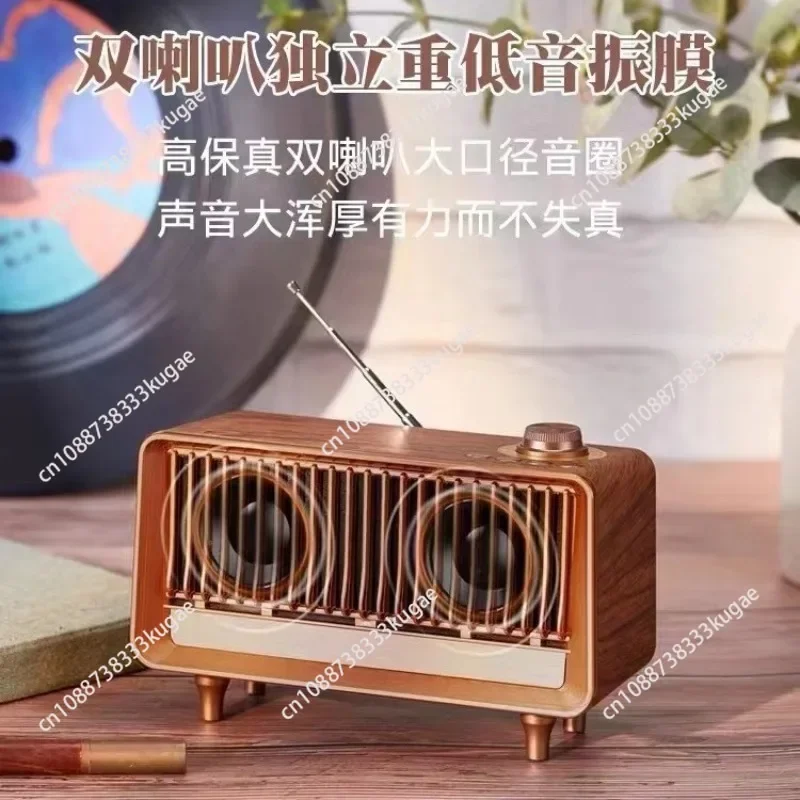 Ретро беспроводной динамик с древесным зерном Bluetooth B3, креативное уличное радио, U-диск, TF-карта, сабвуфер
Ретро беспроводной динамик с древесным зерном Bluetooth B3, креативное уличное радио, U-диск, TF-карта, сабвуфер