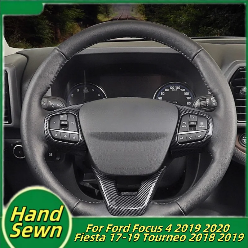 Car Steering Wheel Cover Hand-Sewn Genuine Leather For Ford Focus 4 2019 2020 Fiesta 17-19 Tourneo 2018 2019 Car Accessories
Car Steering Wheel Cover Hand-Sewn Genuine Leather For Ford Focus 4 2019 2020 Fiesta 17-19 Tourneo 2018 2019 Car Accessories