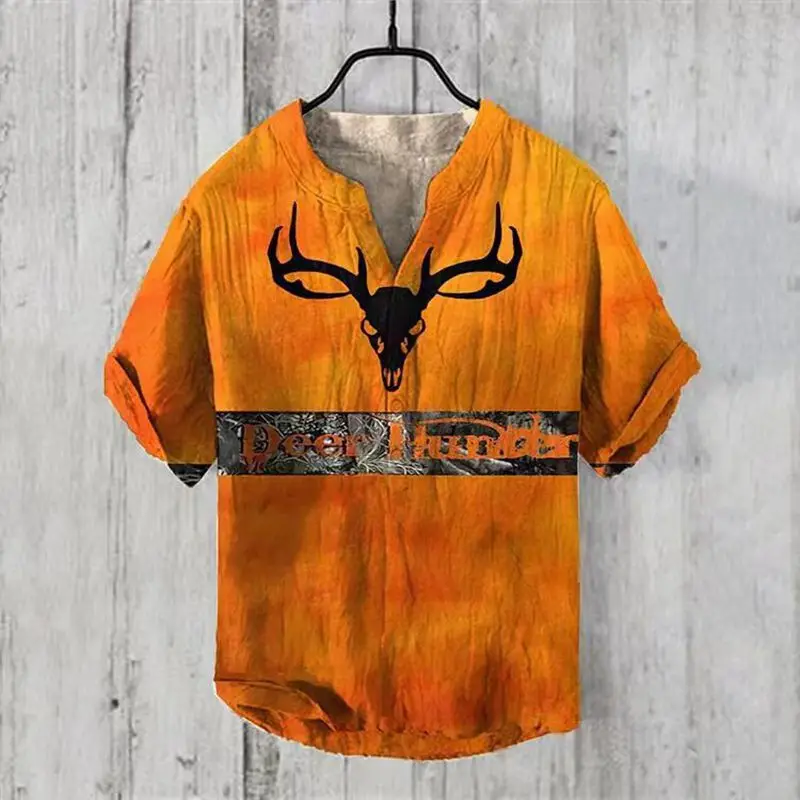 New European and American 3D digital printing fashion Chinese style collection men's V-neck short sleeved 3-breasted shirt Men's
New European and American 3D digital printing fashion Chinese style collection men's V-neck short sleeved 3-breasted shirt Men's