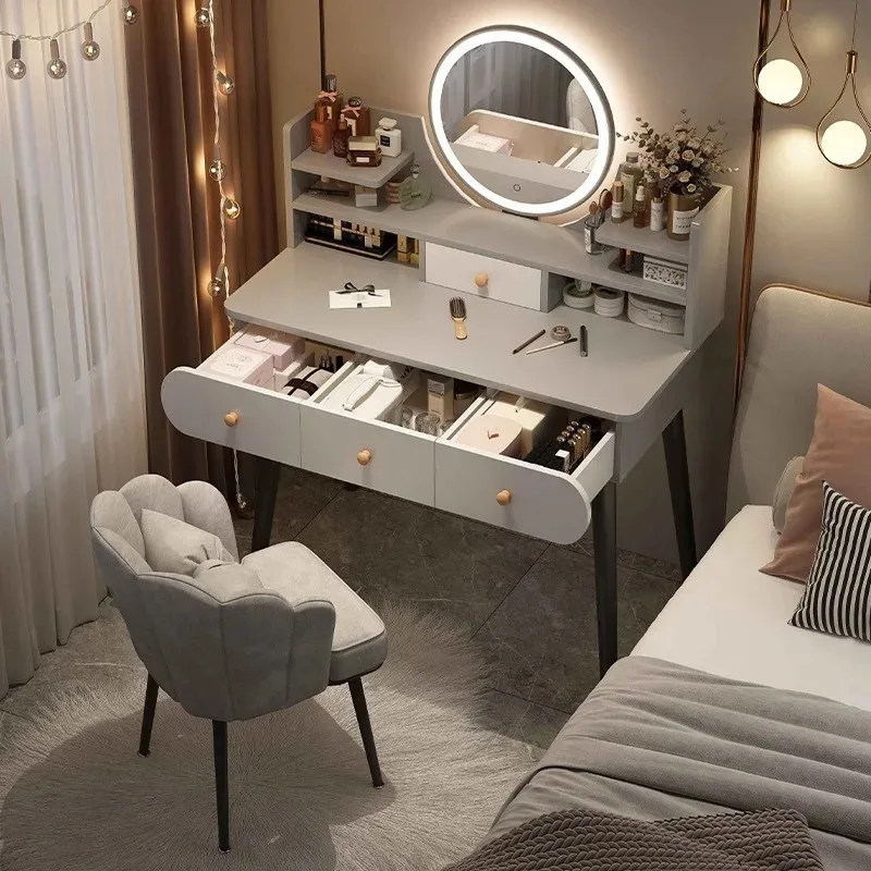 small apartment new desk makeup table integrated simple table Dresser bedroom simple modern makeup table
small apartment new desk makeup table integrated simple table Dresser bedroom simple modern makeup table