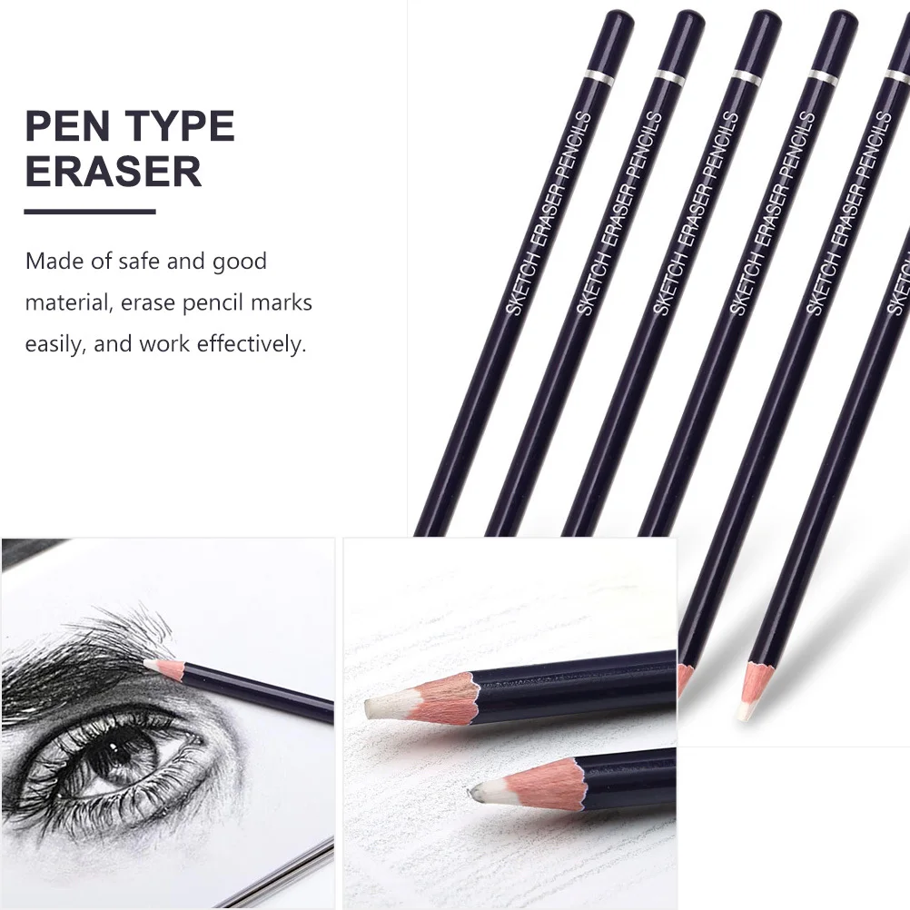 6Pcs High Light Eraser Pencils Safe Material Easy Erase Art Student Supplies Sketch Drawing Pencils Eraser Pencil
6Pcs High Light Eraser Pencils Safe Material Easy Erase Art Student Supplies Sketch Drawing Pencils Eraser Pencil