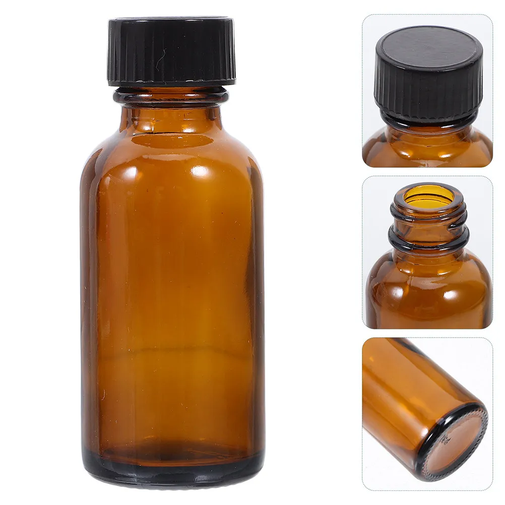 Amber Glass Bottle 60ml Screw Cap Liquid Storage Vial for Medicine Sample Dispensing Lab Use Refillable Bottles
Amber Glass Bottle 60ml Screw Cap Liquid Storage Vial for Medicine Sample Dispensing Lab Use Refillable Bottles