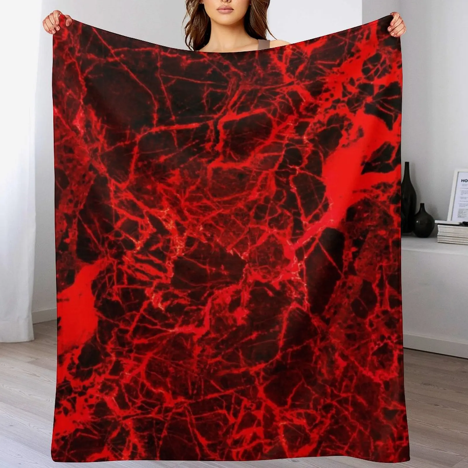 Liquid Marble Black And Red Throw Blanket Year Round Soft Comfortable Blanket for Home
Liquid Marble Black And Red Throw Blanket Year Round Soft Comfortable Blanket for Home