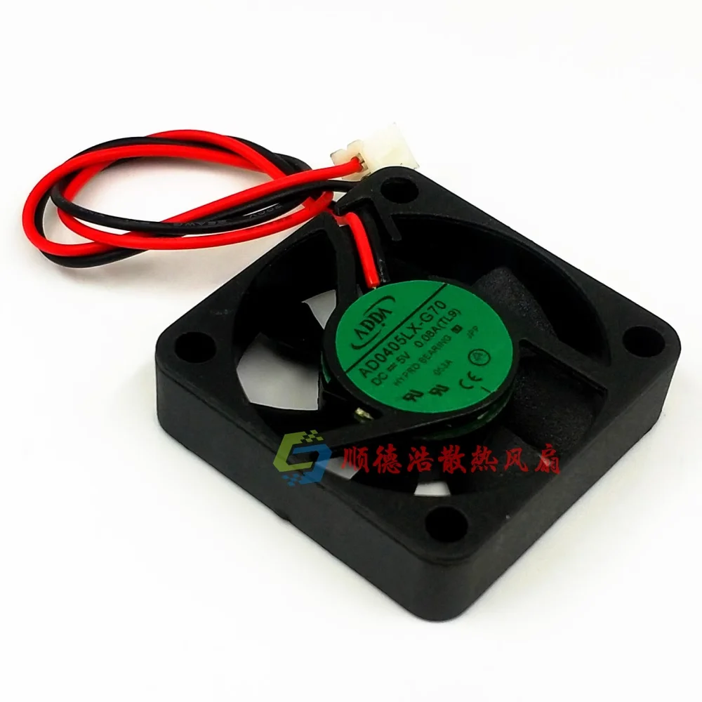 for ADDA AD0405LX-G70 40mm 4cm DC 5V 0.08A 40x40x10 mm quiet mini silent axial cooling fan
for ADDA AD0405LX-G70 40mm 4cm DC 5V 0.08A 40x40x10 mm quiet mini silent axial cooling fan