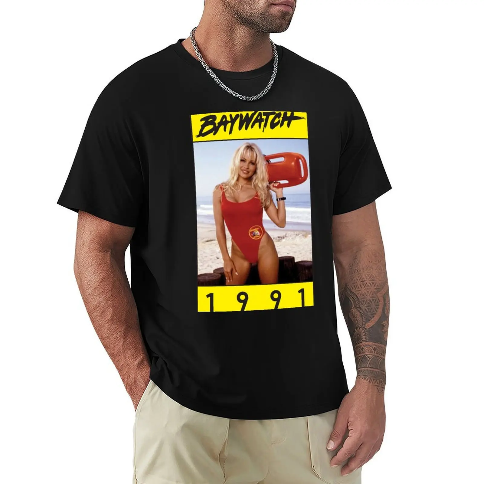 Baywatch-1991 T-Shirt Casual Pattern Print Tee Shirt
Baywatch-1991 T-Shirt Casual Pattern Print Tee Shirt
