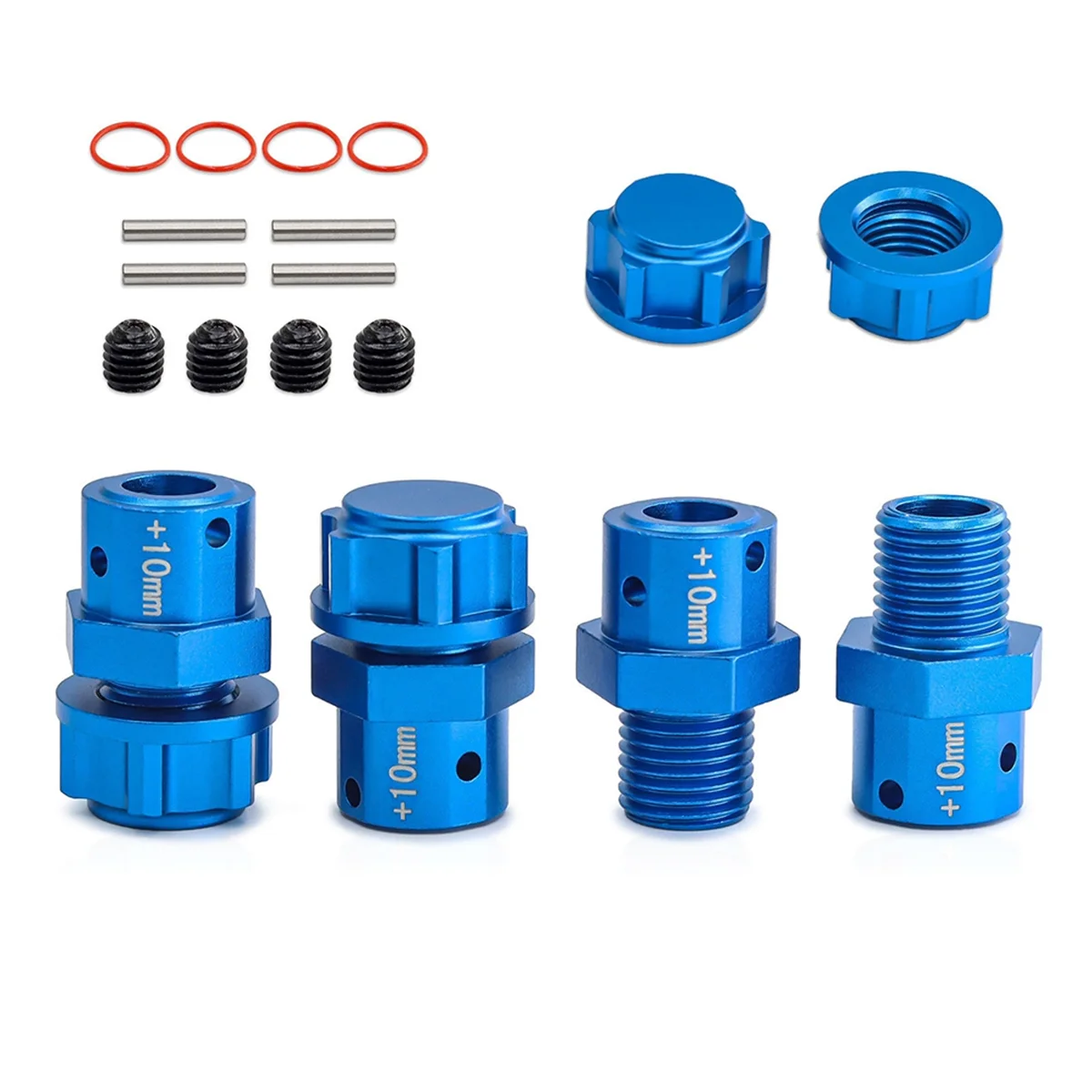A72Z RC Car Upgrade 10mm Connector Kit for Arrma1/8Kraton for 1/7 RC Car Upgrade Accessories Blue
A72Z RC Car Upgrade 10mm Connector Kit for Arrma1/8Kraton for 1/7 RC Car Upgrade Accessories Blue