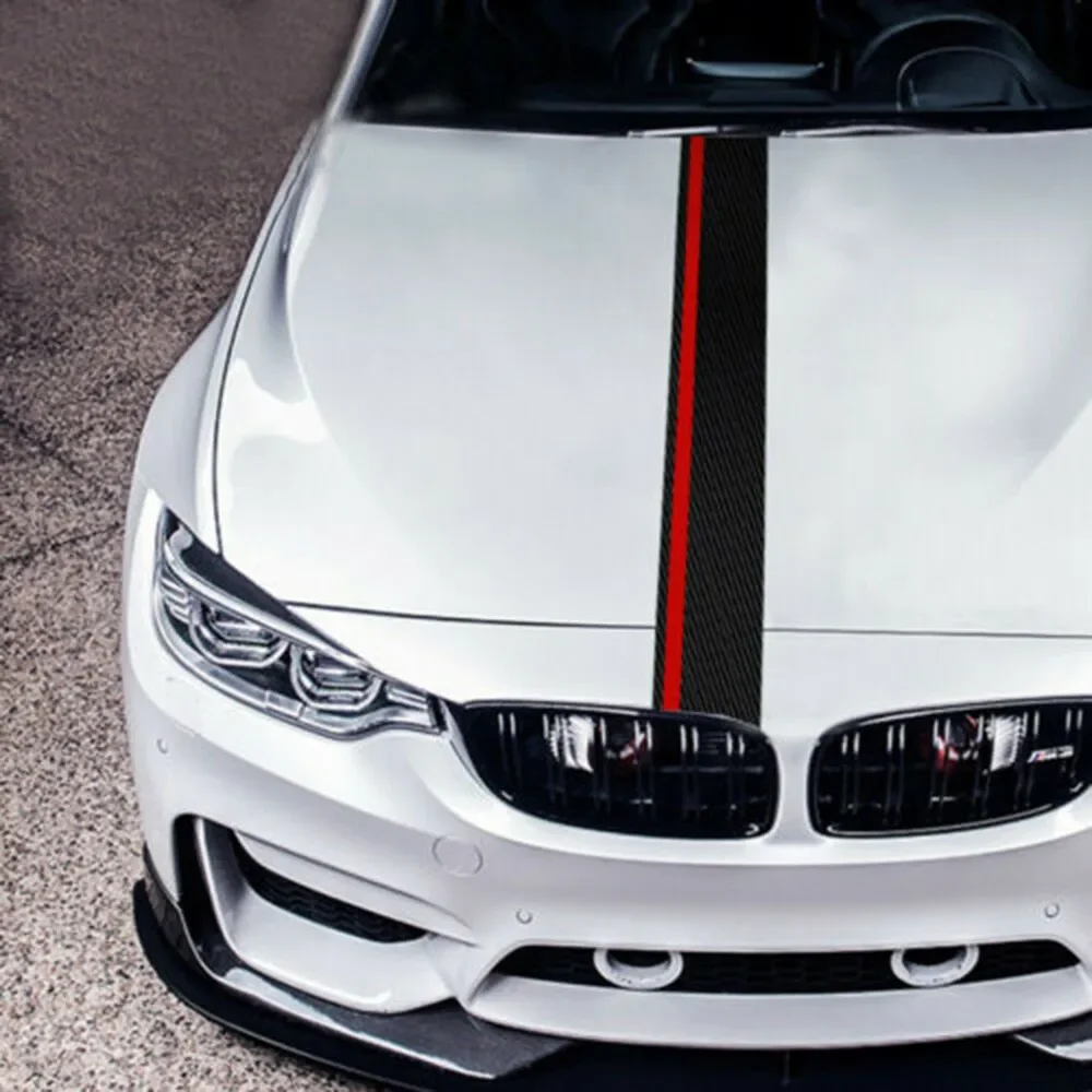 Replacement Decal Wrap Sticker 140cm X 18cm 5D Carbon Fiber Accessories Car Front Hood Parts Rally Racing Stripes
Replacement Decal Wrap Sticker 140cm X 18cm 5D Carbon Fiber Accessories Car Front Hood Parts Rally Racing Stripes