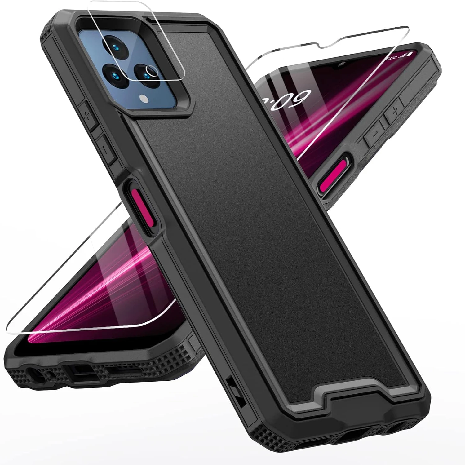 for REVVL 6 5G / REVVL 6X 5G Phone Case, with Screen Protector & Camera Lens Cover, Heavy Duty Dual Layer Phone Case, Military G
for REVVL 6 5G / REVVL 6X 5G Phone Case, with Screen Protector & Camera Lens Cover, Heavy Duty Dual Layer Phone Case, Military G
