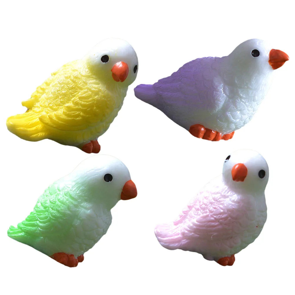 4 Resin Miniature Bird Figurines Adorable Parrot Decorative Statues for Garden Desk L scaping Accessories Mini Crafts
4 Resin Miniature Bird Figurines Adorable Parrot Decorative Statues for Garden Desk L scaping Accessories Mini Crafts