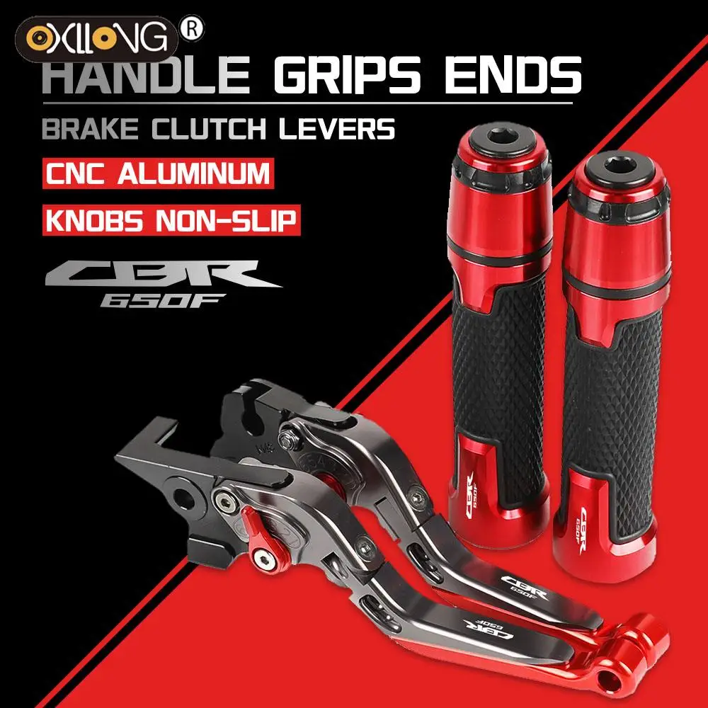 CBR650F 14-16 Motorcycle CNC Brake Clutch Levers Handlebar knobs Handle Hand Grip Ends FOR HONDA CBR650F 2014 2015 2016
CBR650F 14-16 Motorcycle CNC Brake Clutch Levers Handlebar knobs Handle Hand Grip Ends FOR HONDA CBR650F 2014 2015 2016