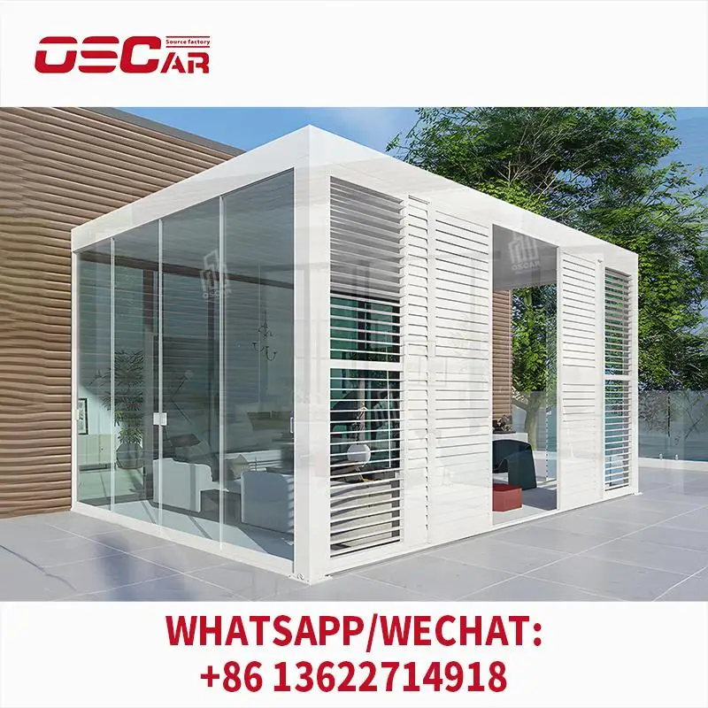 3x3 3x4 4x4 6x4m оптовая продажа с фабрики современная уличная алюминиевая пергола с жалюзи для заднего двора, патио, садовых перголей
3x3 3x4 4x4 6x4m оптовая продажа с фабрики современная уличная алюминиевая пергола с жалюзи для заднего двора, патио, садовых перголей