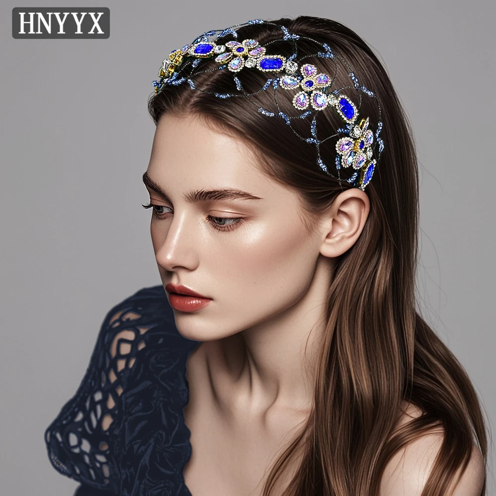 HNYYX Luxury Rhinestone Flower Modeling Decoration Headband Exquisite Beading Bridal Hair Hoop Wedding Banquet Headwear YXA144
HNYYX Luxury Rhinestone Flower Modeling Decoration Headband Exquisite Beading Bridal Hair Hoop Wedding Banquet Headwear YXA144
