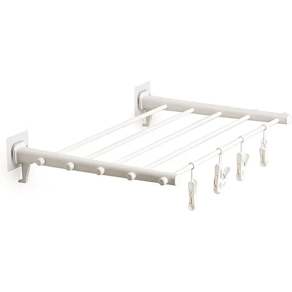Wall-Mounted Retractable Indoor/Outdoor Laundry Drying Rack with Hooks, Suitable for Balcony Clothes Drying (Color: A)
Wall-Mounted Retractable Indoor/Outdoor Laundry Drying Rack with Hooks, Suitable for Balcony Clothes Drying (Color: A)