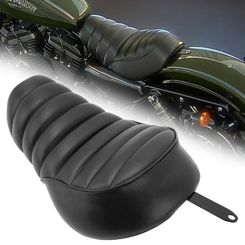 PU Leather Motorcycle Black Front Rider Driver Solo Seat For Harley Sportster Iron XL 883 1200 Roadster Custom 2016-up
PU Leather Motorcycle Black Front Rider Driver Solo Seat For Harley Sportster Iron XL 883 1200 Roadster Custom 2016-up